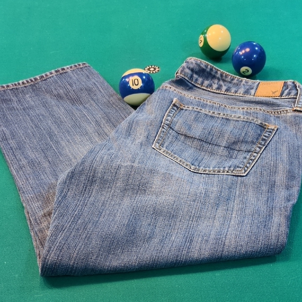 American Eagle Outfitters Light Blue Boy Fit Jeans 10